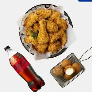 [카카오 톡딜] 뿌링클+치즈볼+코카-콜라제로1.25L