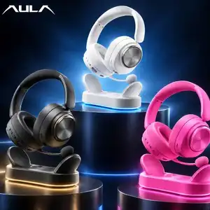 [네이버] AULA 독거미 G7 Pro V2 게이밍 헤드셋 노이즈캔슬링 헤드폰_충전독포함
